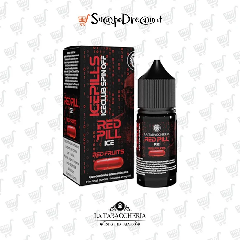 LA TABACCHERIA ICE PILLS - Aroma Mini Shot 10ml RED PILL