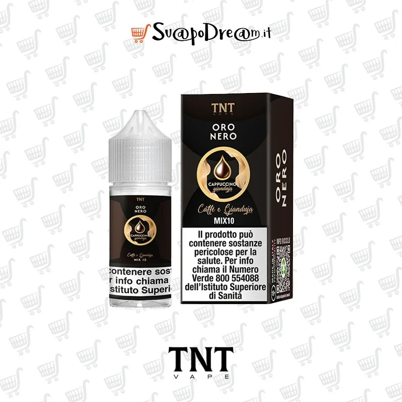 TNT VAPE -  Liquido Mix&Vape 10ml Oro Nero CAFFE E GIANDUJA
