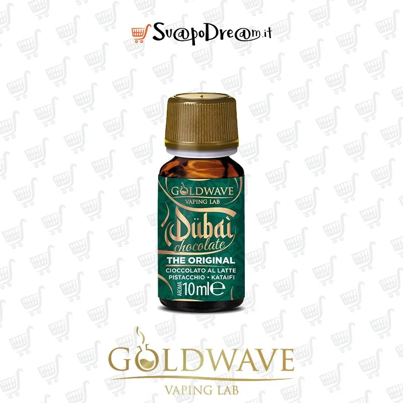 GOLDWAVE - Aroma Concentrato 10ml Dubai Chocolate THE ORIGINAL