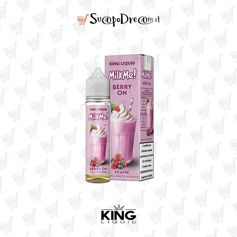 KING LIQUID - Liquido Mix&Vape 20ml MILK ME! BERRY ON