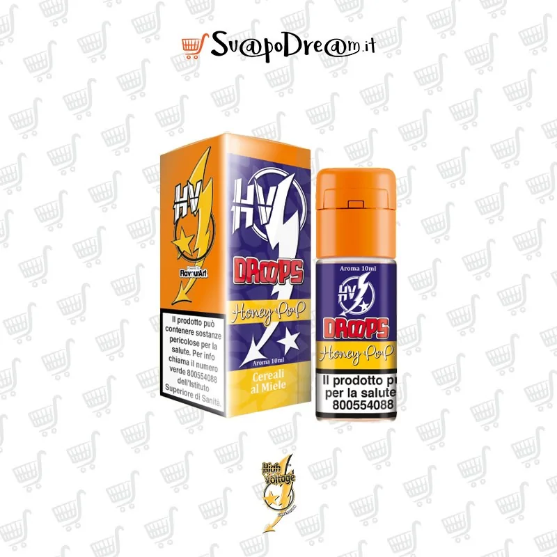 HIGH VOLTAGE - Aroma Concentrato 10ml Droops HONEY POP