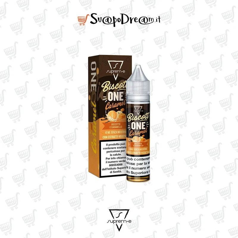SUPREM-E - Liquido Mix&Vape 10ml BISCOTTONE CARAMEL