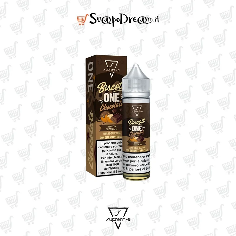 SUPREM-E - Liquido Mix&Vape 20ml BISCOTTONE CHOCOLATE