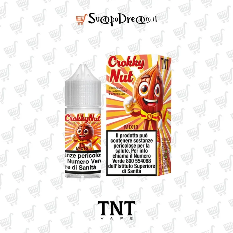 TNT VAPE -  Liquido Mix&Vape 10ml CROKKY NUT