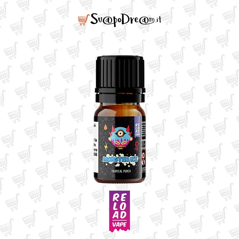 RELOAD VAPE - Aroma Concentrato 10ml Monster Ice TROPICAL PUNCH