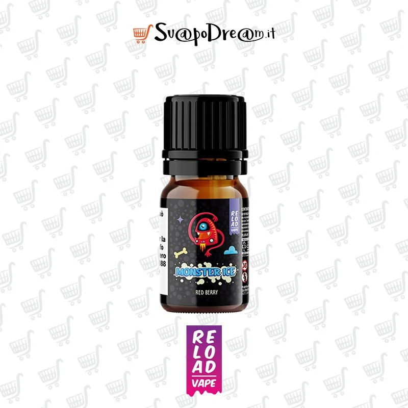 RELOAD VAPE - Aroma Concentrato 10ml Monster Ice RED BERRY