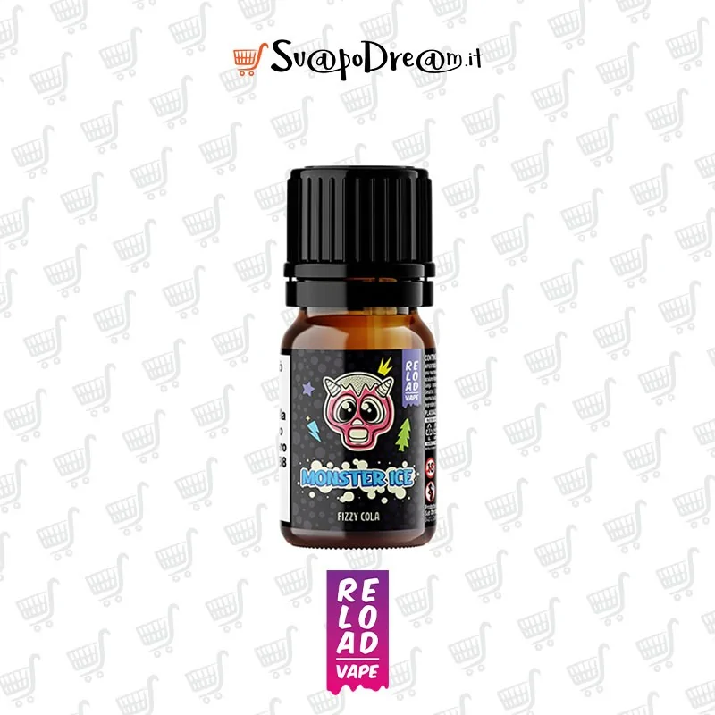RELOAD VAPE - Aroma Concentrato 10ml Monster Ice FIZZY COLA