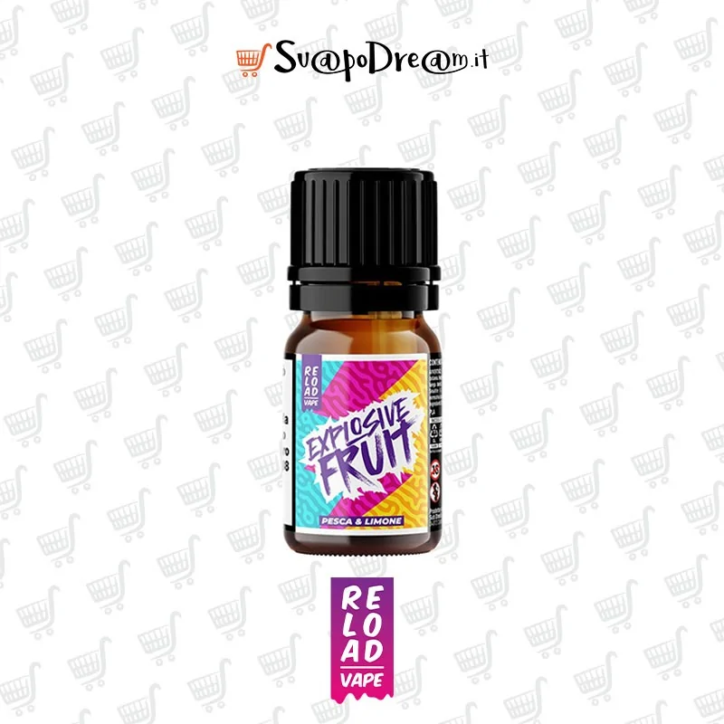 RELOAD VAPE - Aroma Concentrato 10ml Explosive Fruit PESCA & LIMONE