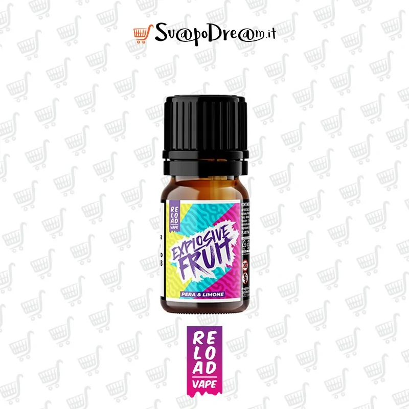 RELOAD VAPE - Aroma Concentrato 10ml Explosive Fruit PERA & LIMONE