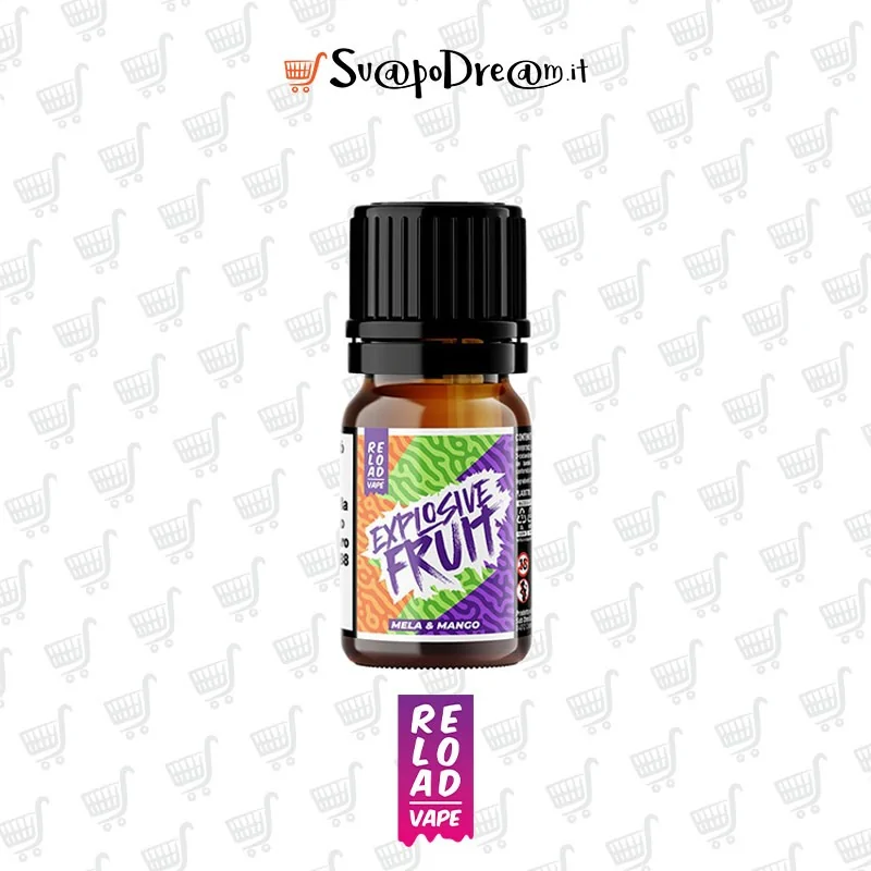 RELOAD VAPE - Aroma Concentrato 10ml Explosive Fruit MELA & MANGO