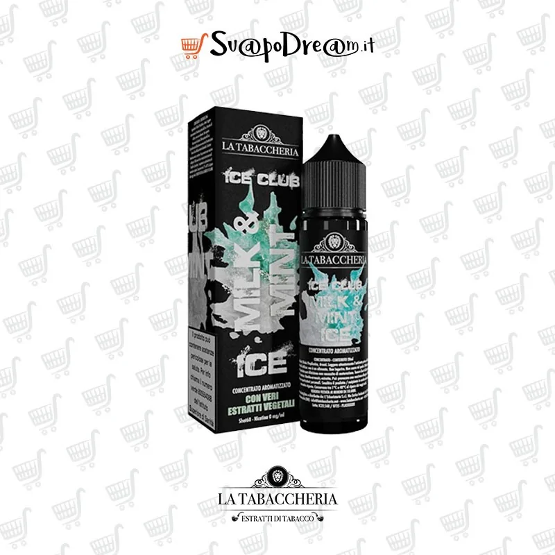 LA TABACCHERIA ICE CLUB - Aroma Shot 20ml MILK & MINT ICE