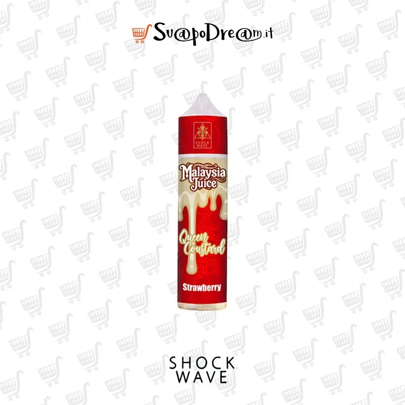 SHOCK WAVE - Aroma Shot 20ml Malaysia Juice QUEEN COUSTARD STRAWBERRY