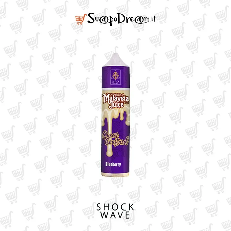 SHOCK WAVE - Aroma Shot 20ml Malaysia Juice QUEEN COUSTARD BLUEBERRY