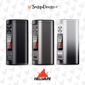 Hellvape Hell200 Box Mod è ultra leggero, compatto e portatile