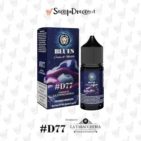 Aroma Mini Shot 10ml #D77 Powered by LA TABACCHERIA BLUES al gusto di Crema di Mirtillo,