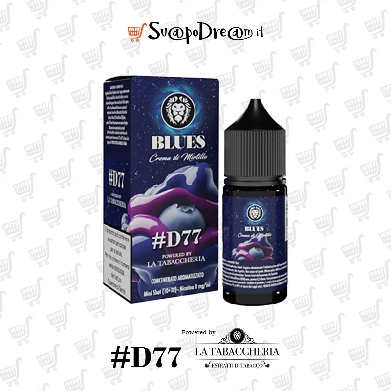D77 Powered by LA TABACCHERIA - Aroma Mini Shot 10ml BLUES