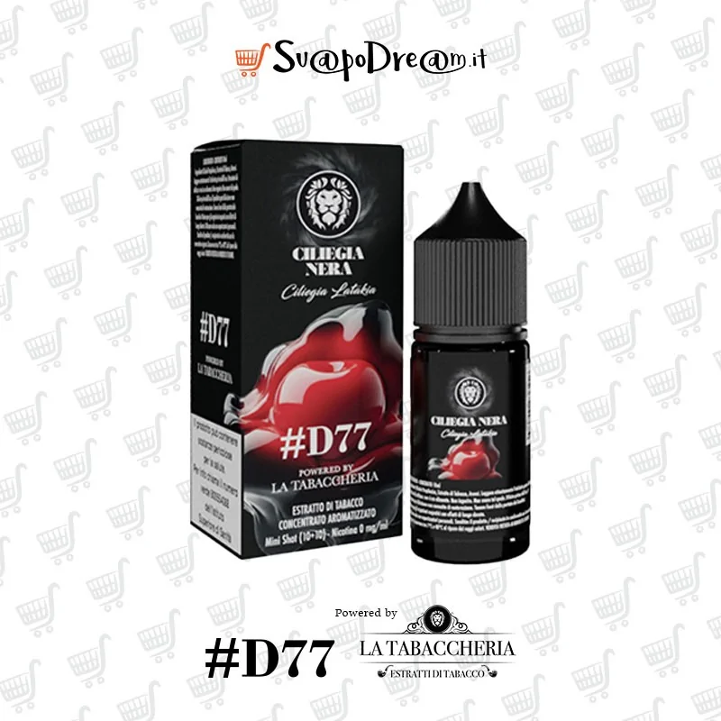 D77 Powered by LA TABACCHERIA - Aroma Mini Shot 10ml CILIEGIA NERA