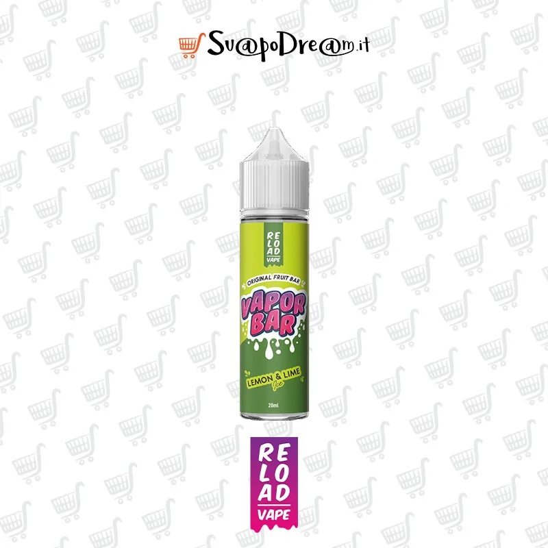 RELOAD VAPE - Aroma Shot 20ml Vapor Bar LEMON & LIME ICE