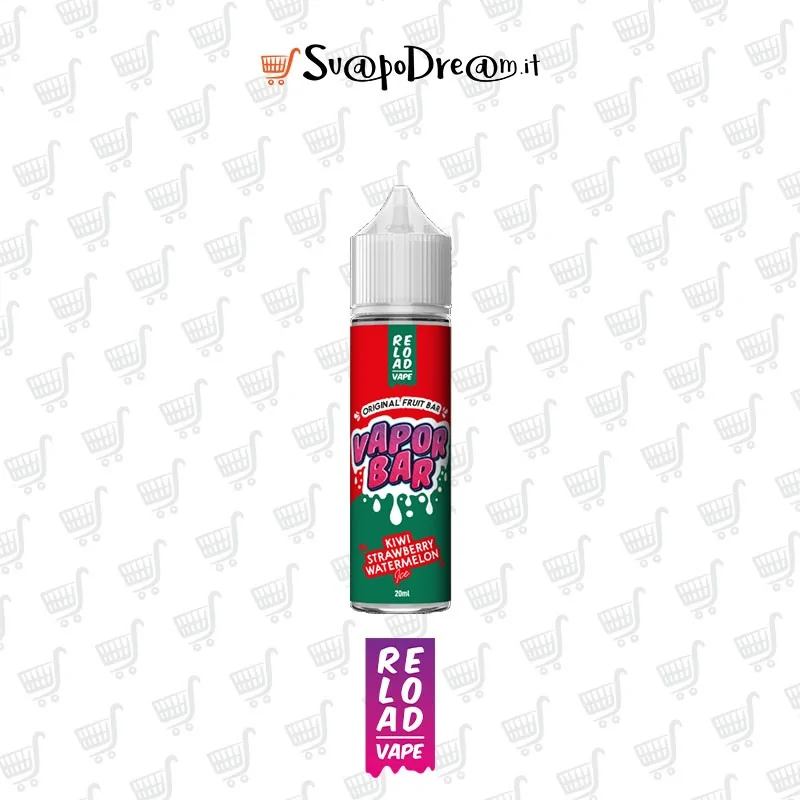 RELOAD VAPE - Aroma Shot 20ml Vapor Bar KIWI STRAWBERRY WATERMELON ICE