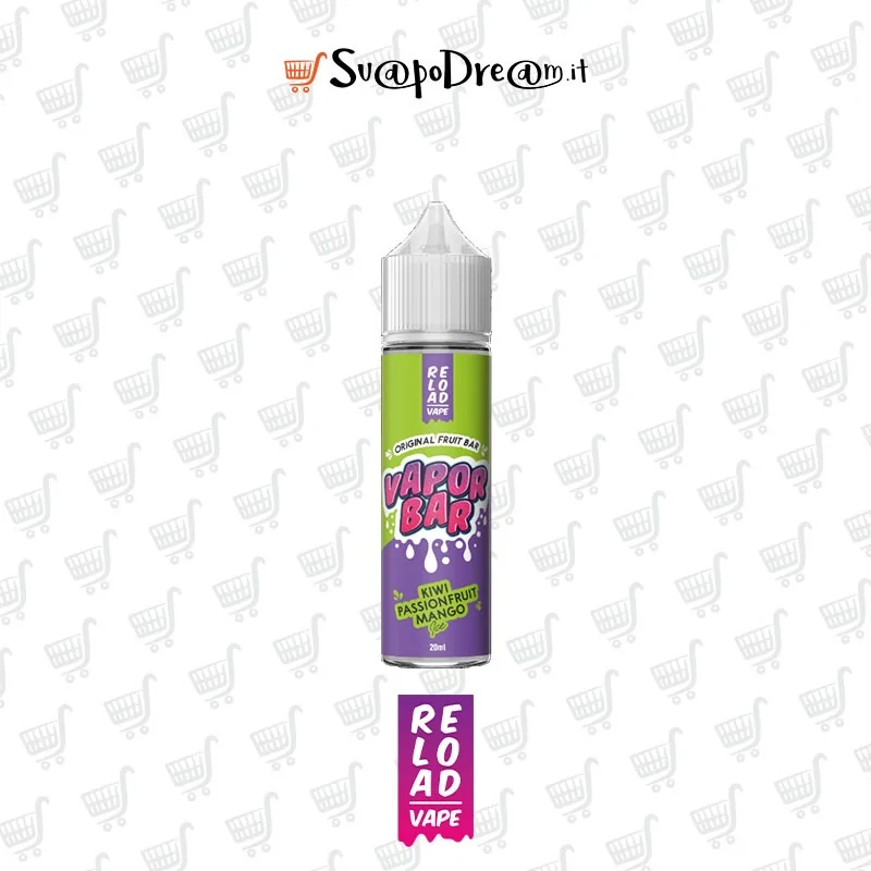 RELOAD VAPE - Aroma Shot 20ml Vapor Bar KIWI PASSIONFRUIT MANGO ICE