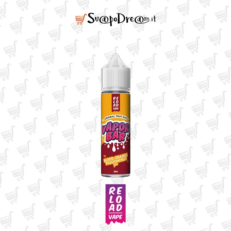 RELOAD VAPE - Aroma Shot 20ml Vapor Bar BLOOD ORANGE PASSIONFRUIT ICE