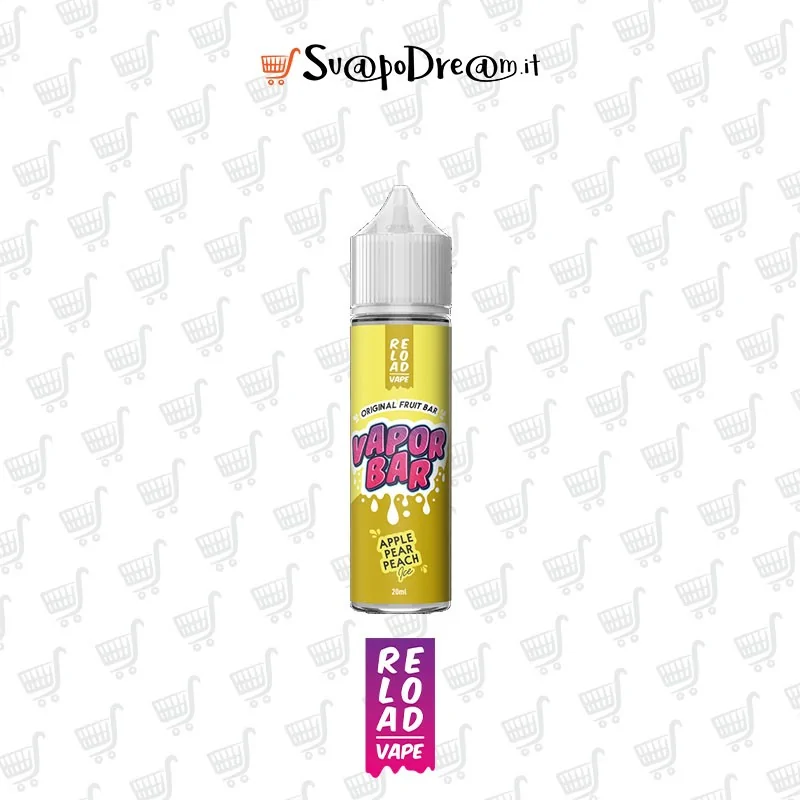 RELOAD VAPE - Aroma Shot 20ml Vapor Bar APPLE PEAR PEACH ICE