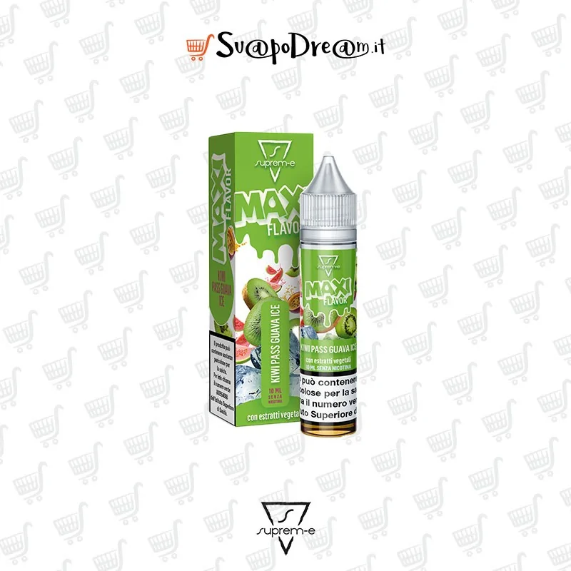 SUPREM-E - Liquido Mix&Vape 10ml MAXI Flavour KIWI PASS GUAVA ICE