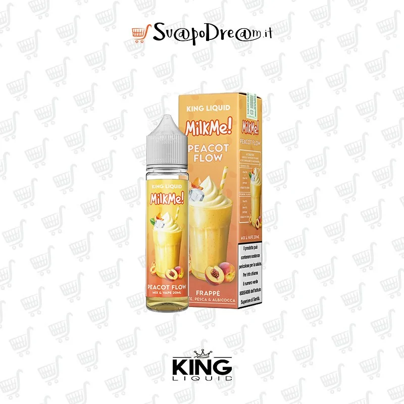 KING LIQUID - Liquido Mix&Vape 20ml MILK ME! PEACOT FLOW