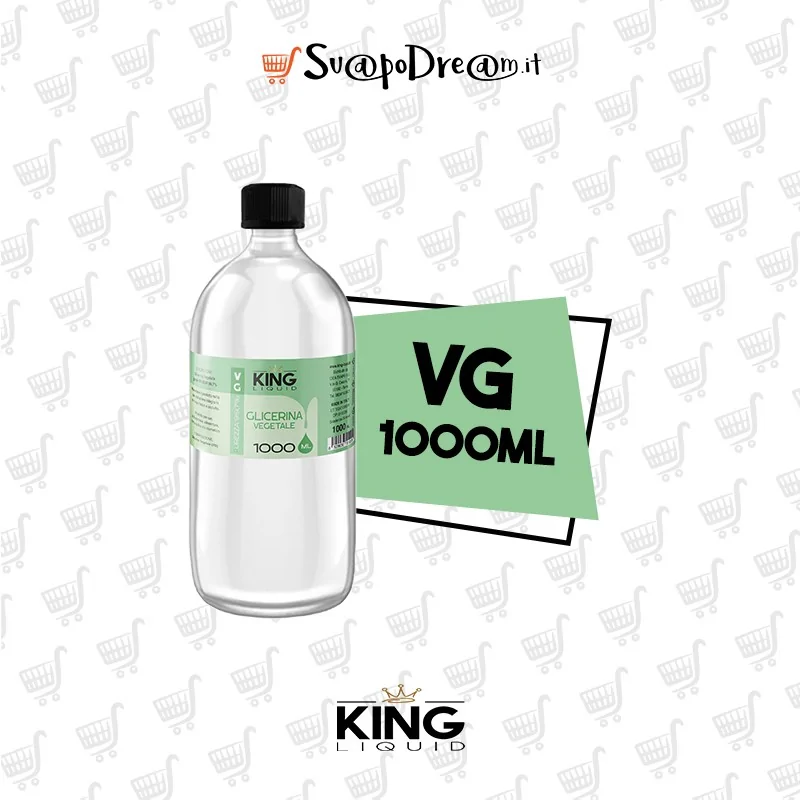 KING LIQUID - Glicerina Vegetale 1000ml in 1000