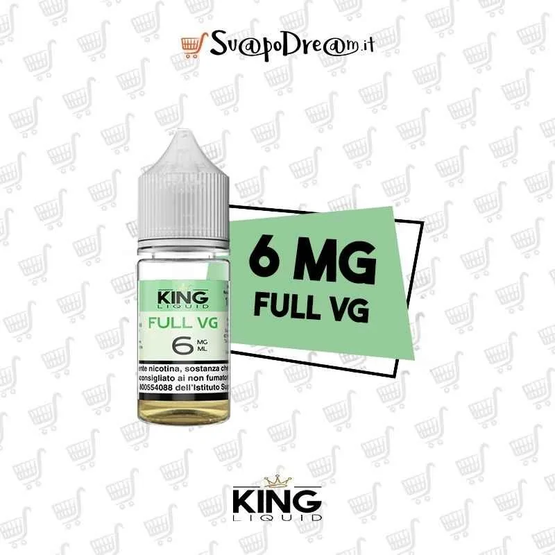 KING LIQUID - Basetta 10ml FULL VG Nicotina 6