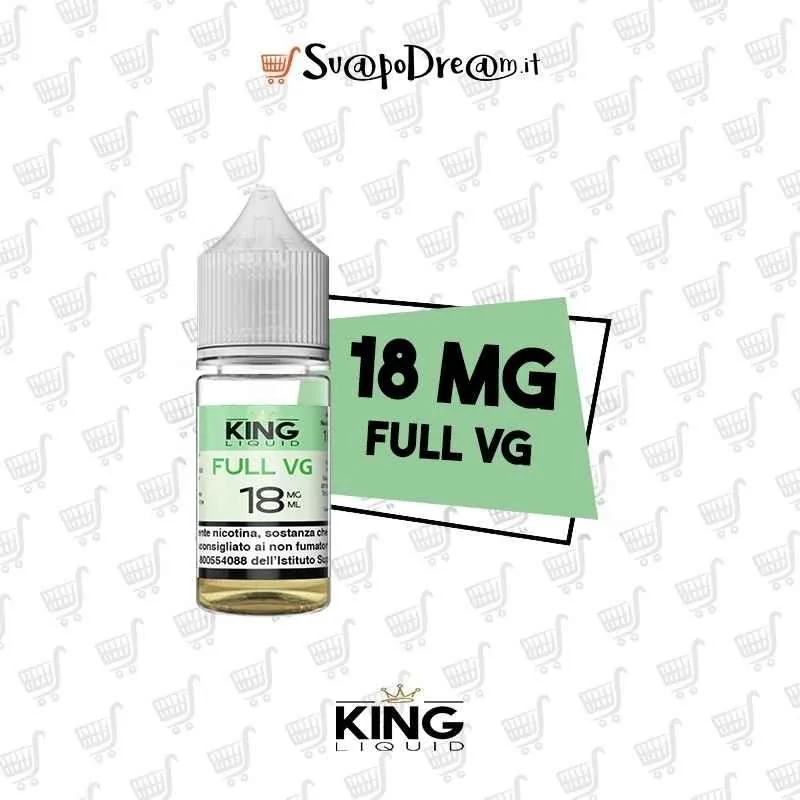 KING LIQUID - Basetta 10ml FULL VG Nicotina 18