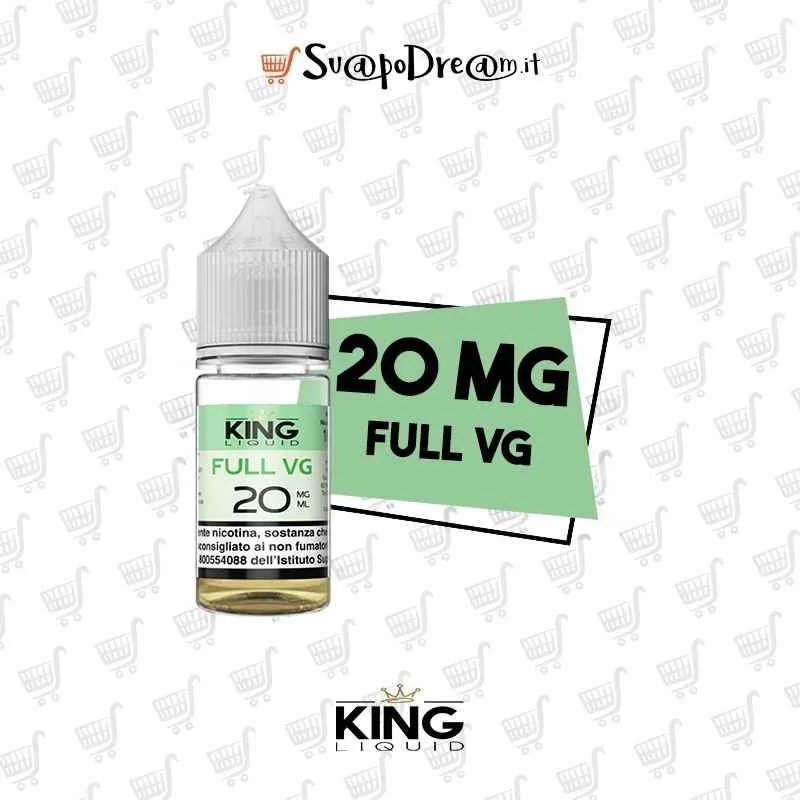 KING LIQUID - Basetta 10ml FULL VG Nicotina 20