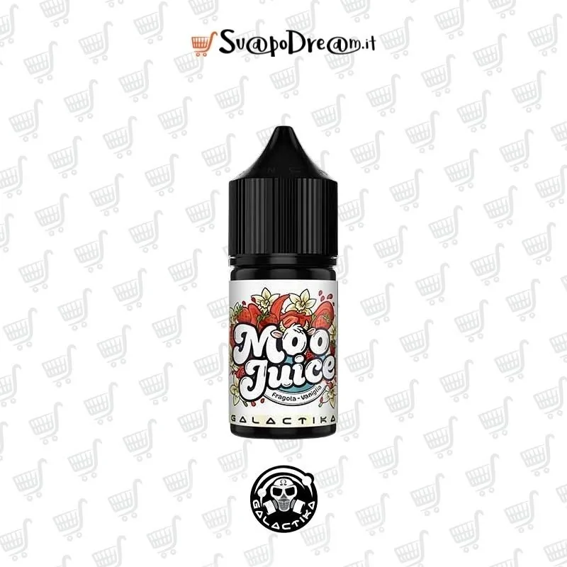GALACTIKA - Aroma Mini Shot 10ml Moo Juice FRAGOLA E VANIGLIA