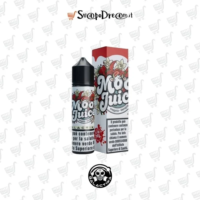GALACTIKA - Aroma Shot 20ml Moo Juice FRAGOLA E VANIGLIA