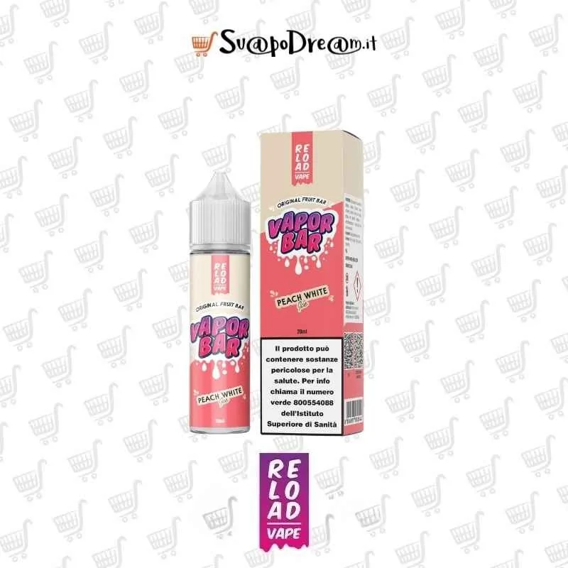 RELOAD VAPE - Aroma Shot 20ml Vapor Bar PEACH WHITE ICE