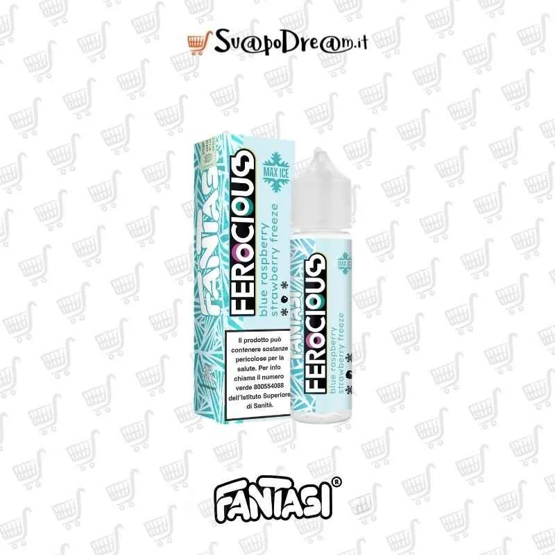 FANTASI VAPE FEROCIOUS - Aroma Shot 20ml BLUE RASPBERRY STRAWBERRY FREEZE