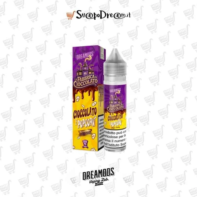 DREAMODS La Fabbrica di Cioccolato - Aroma Shot 20ml CIOCCOLATO E POPCORN