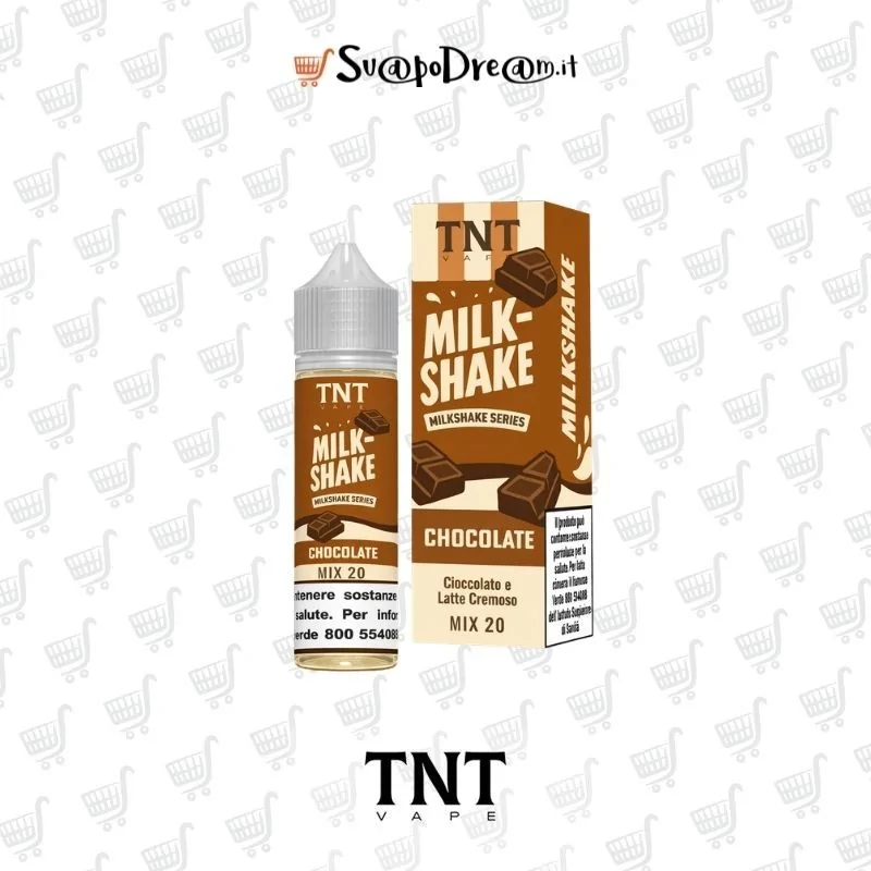 TNT VAPE MilkShake - Liquido Mix&Vape 20ml CHOCOLATE