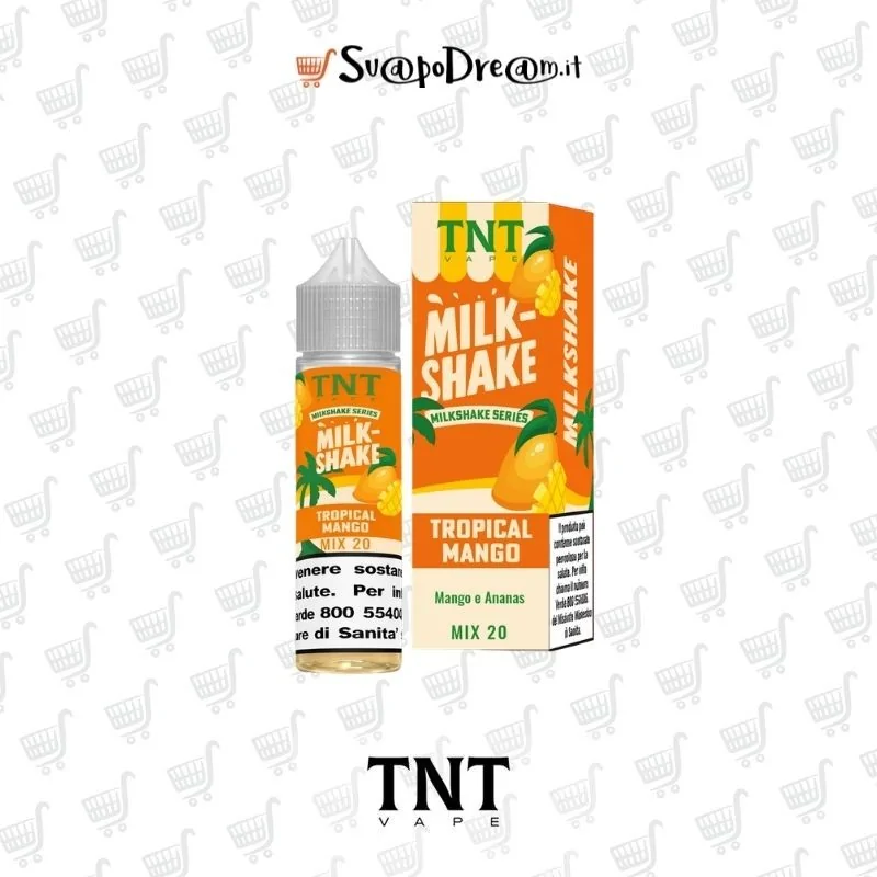 TNT VAPE MilkShake - Liquido Mix&Vape 20ml TROPICAL MANGO