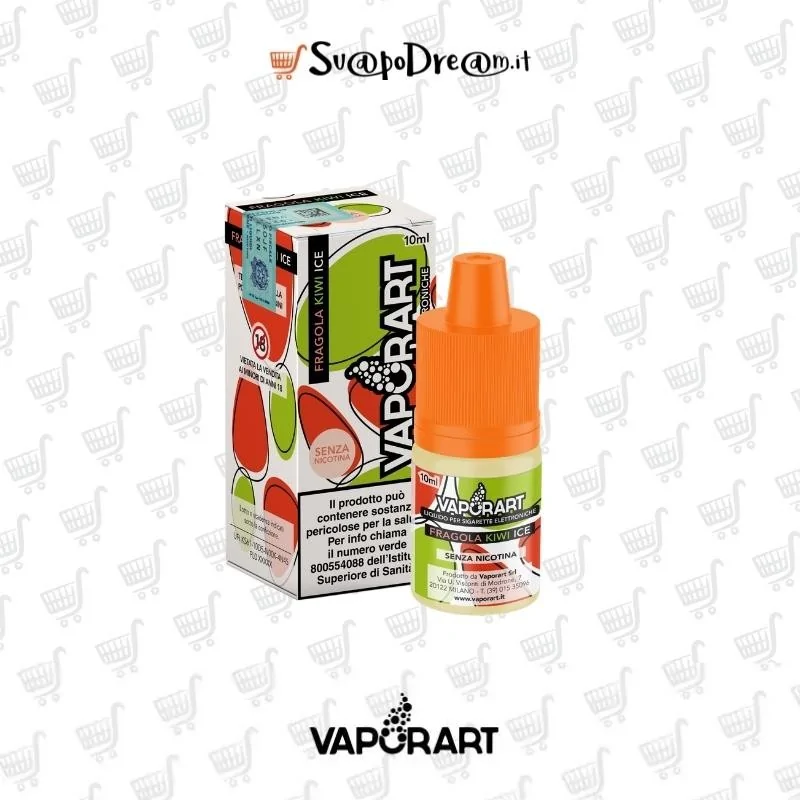VAPORART - Liquido 10ml FRAGOLA KIWI ICE