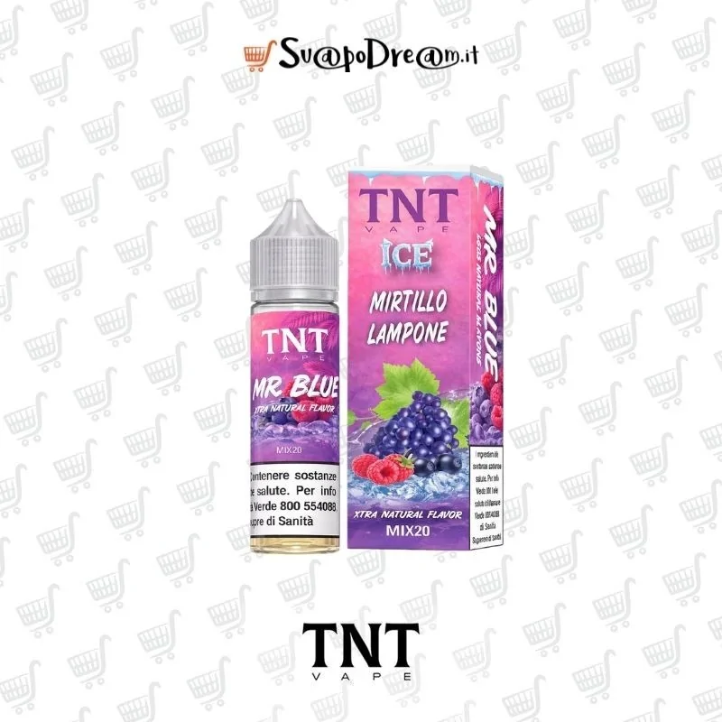 TNT VAPE - Liquido Mix&Vape 20ml Fruity ICE MR. BLUE