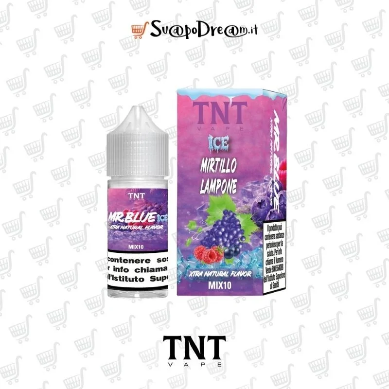 TNT VAPE -  Liquido Mix&Vape 10ml Fruity ICE MR. BLUE