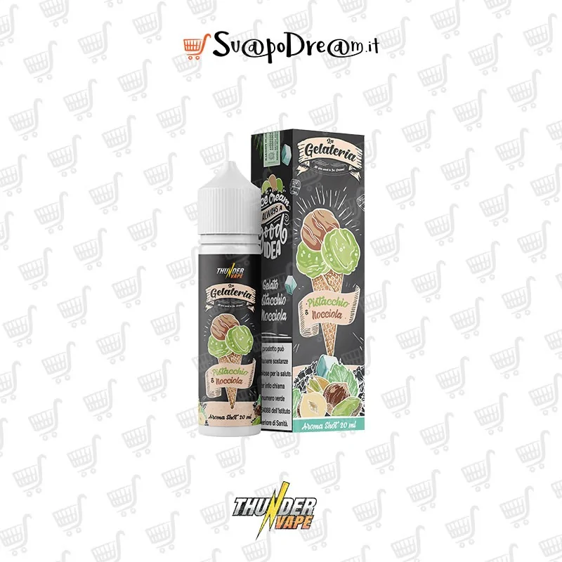 THUNDER VAPE - Aroma Shot 20ml La gelateria PISTACCHIO & NOCCIOLA