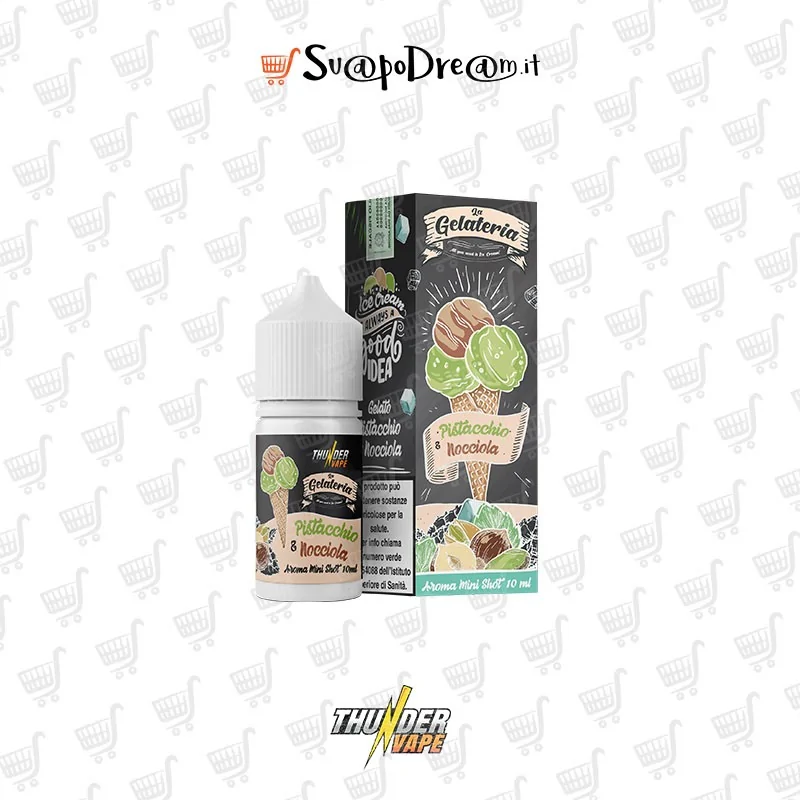 THUNDER VAPE - Aroma Mini Shot 10ml La Gelateria PISTACCHIO & NOCCIOLA