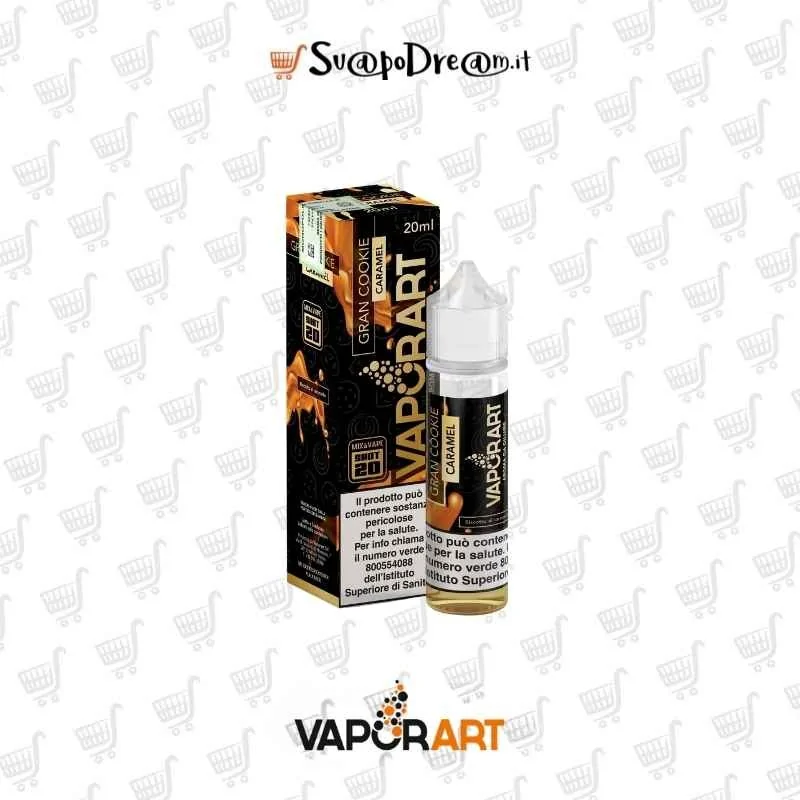 VAPORART - Aroma Shot 20ml GRAN COOKIE CARAMEL